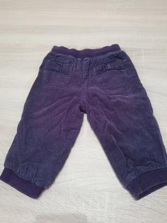 Menčestrové nohavice, f&f,74