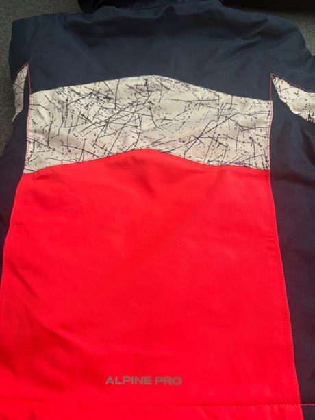 Lyžiarska bunda+otepľovačky, alpine pro,128
