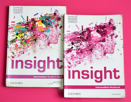 Insight intemediate students book a workbook, 