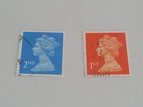 Poštová známka kráľovná alžbeta ii.,