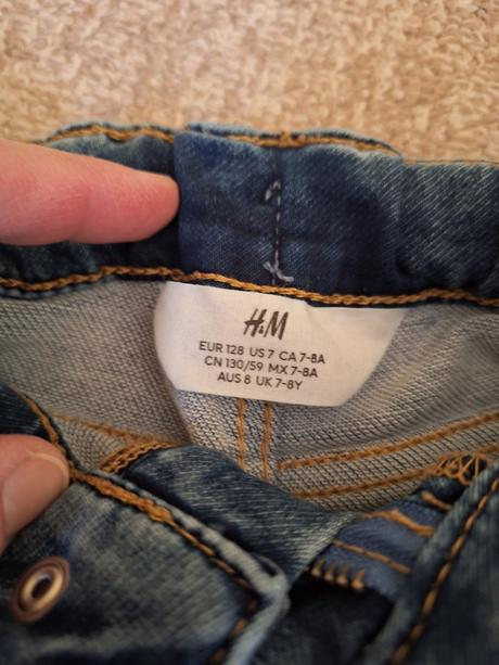 Rifľové kraťasy h&m, h&m,128