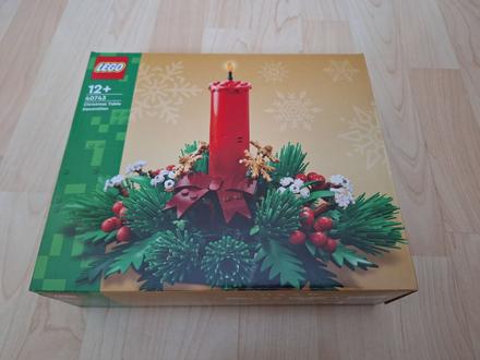 Lego 40743 vianočná dekorácia na stôl,