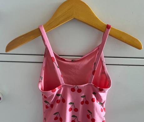 Ružové čerešňové plavky, h&m, 110/116, h&m,110