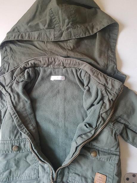 Detská prechodná bavlnená bundička, 74