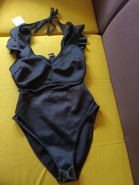 Plavky čierne dámske xl, xxl, celé, 42 / 44 / xl / xxl