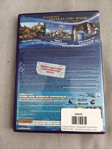 Hra disneyland xbox 360,