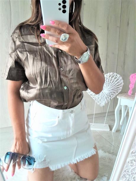 Blúzka s hadím vzorom-l, l