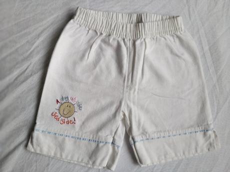 Krátke nohavice - ľanové, mothercare,62