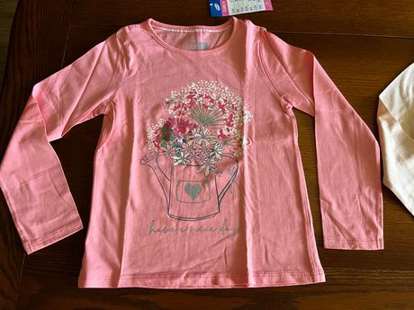 Tričká s motívom kvietkov - dvojset, kids,128