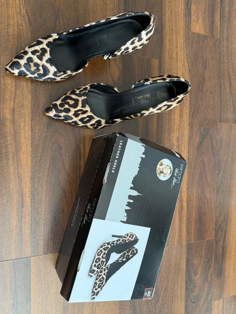 Dámske leopardie lodičky, 40