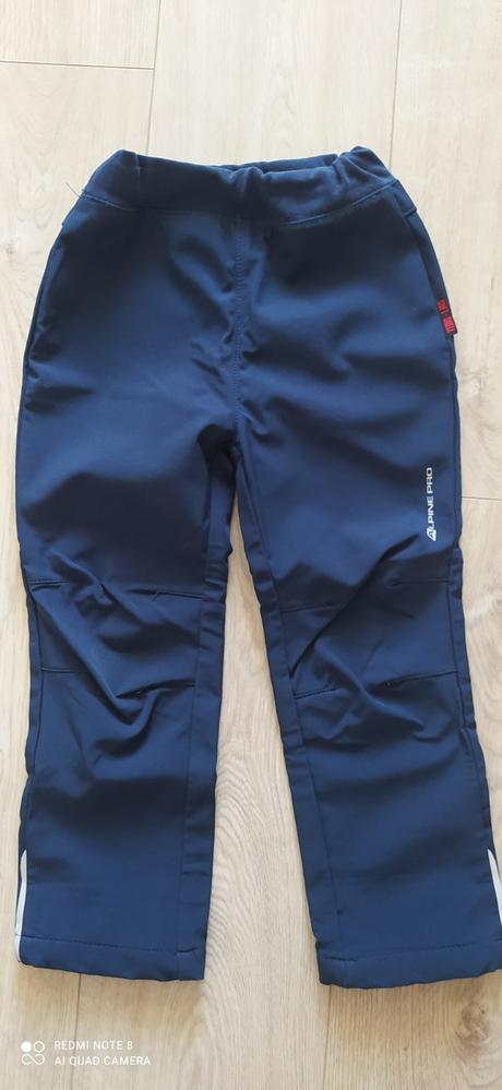 Softshelove nohavice 104/110, alpine pro,104