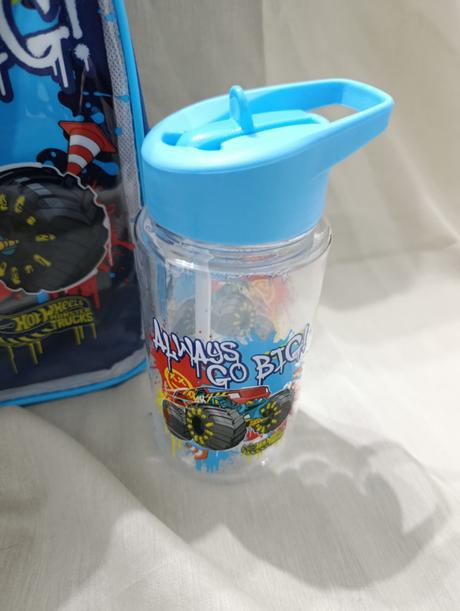 Hotwheels chlapčenský ruksak s fľaškou a obedarom, sinsay