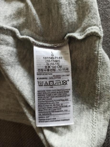 Tričká 4 x gap, gap,140