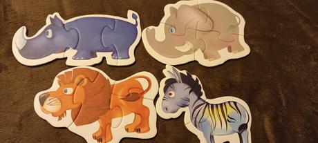 Baby puzzle - zvieratká,