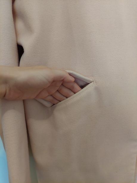 Bledoruzovy kabat zn. promod, vel. s, promod,s