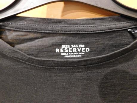 Tričko čierne, reserved,146
