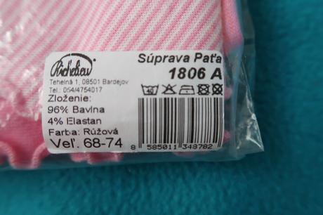 Súprava "malá parádnica", richelieu,68 / 74