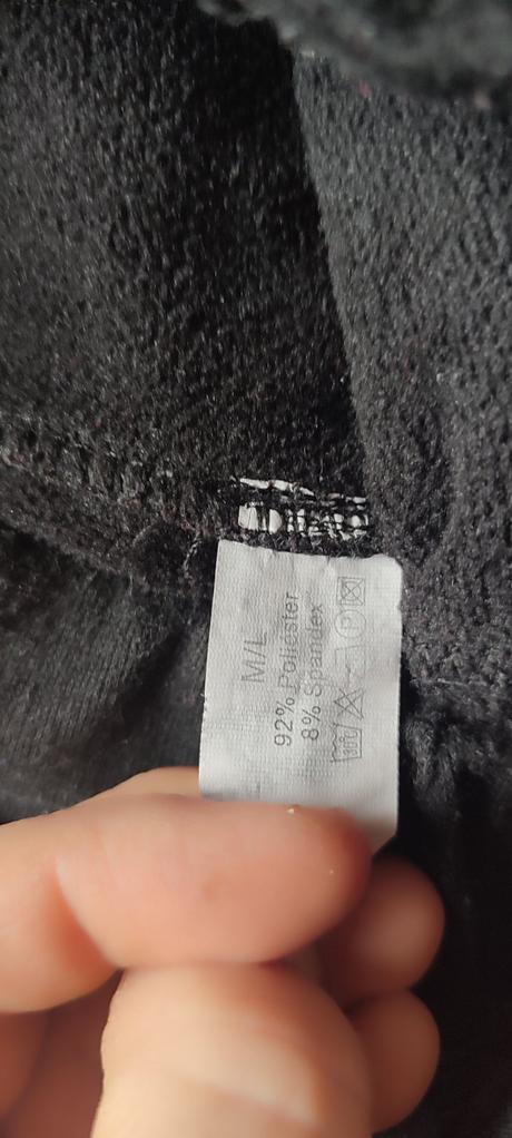 Zateplené legíny s koženým vzhľadom, m