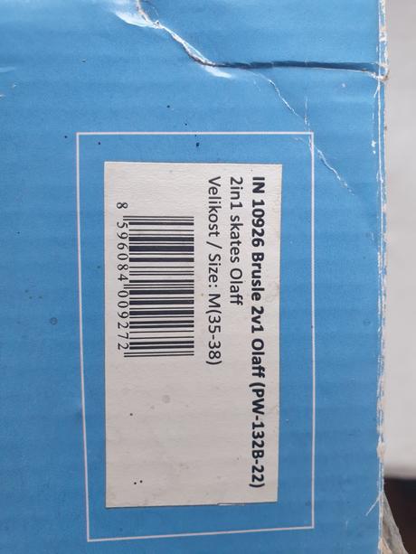 2 in 1 nastaviteľné korčule worker olaff, 35