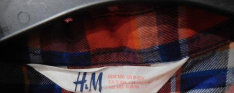 Flanelová košeľa, h&m,140