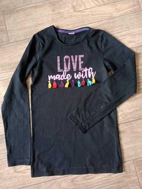 Čierne tričko, kik,152