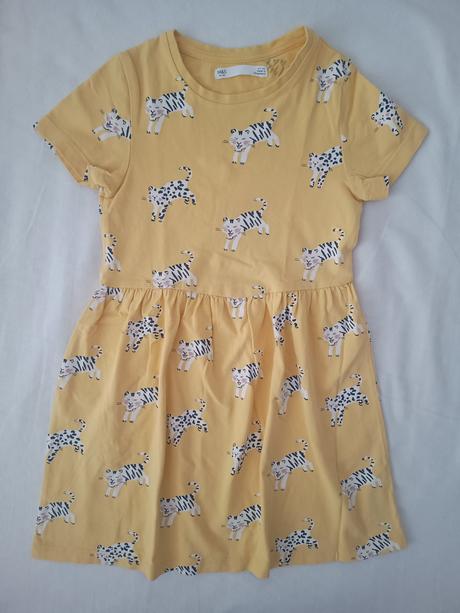 Šaty 6-7 rokov s legínami, marks & spencer,122