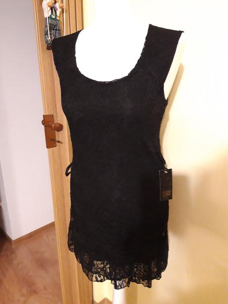Čipkovane mini šaty s/m alebo tunika, s