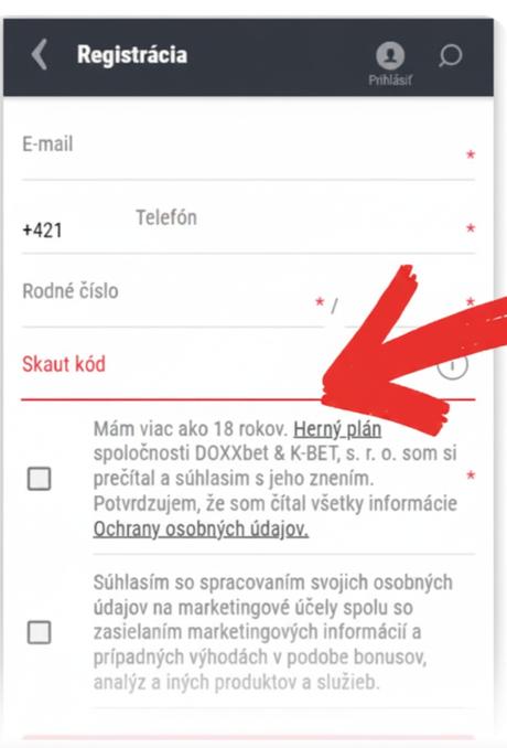 Bonus pre nových členou, 