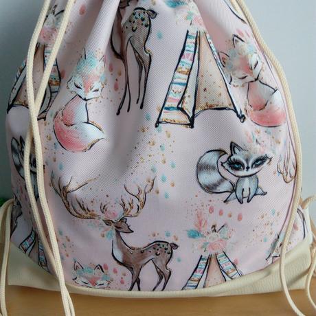 Nepremokavý batôžtek lesnè zvieratká,