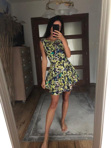 Kvetinové saty zn. h&m, h&m,s