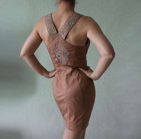 Puzdrové šaty s čipkou h& m vel. 38/40, h&m,m