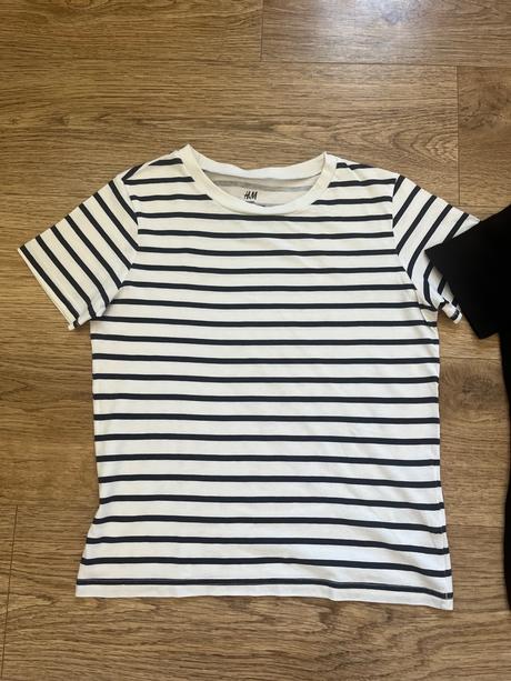 3 x basic tričko, h&m,134