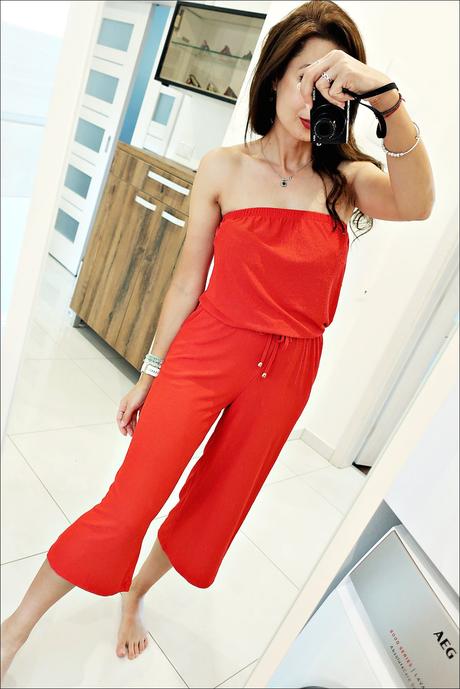 Červený overal, f&f,36