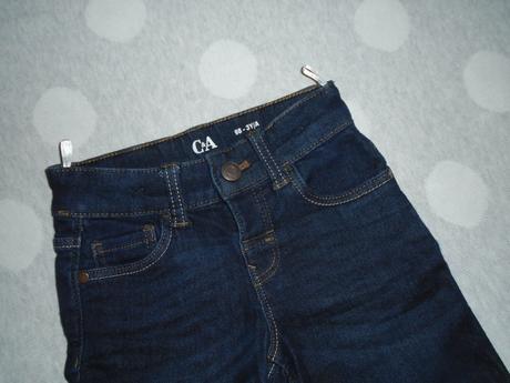 Riflové šortky na 3 roky, c&a,98