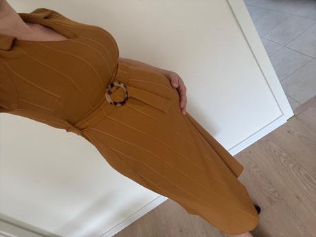 Štrukturované tehotenské šaty asos, s