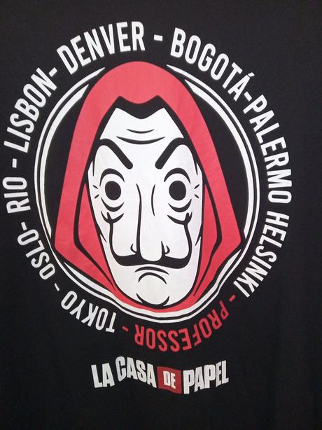 Tričko money heist, new yorker,xl