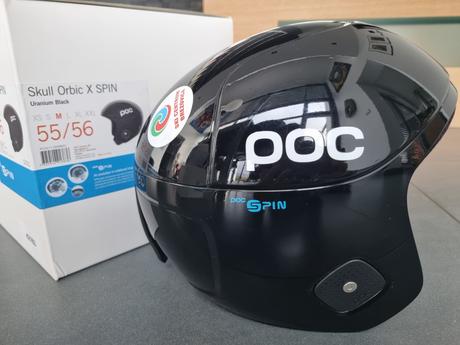 Lyžiarska prilba poc skull orbic x spin - uranium, poc,m