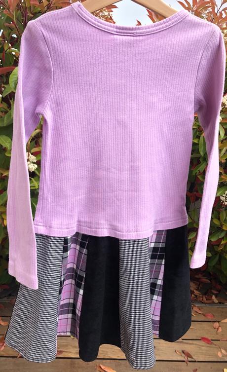 Detské šaty č. 116, dĺžka 64, pás 62, rukáv 42 cm, 116