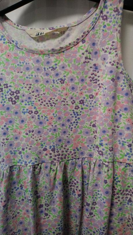2 ks dievčen. šaty s farebným vzorom, h&m, 122-128, h&m,128