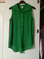 Blúzka zelená, h&m,36
