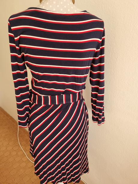 Elastické červeno-modré šaty gant veľ. 38, gant,38