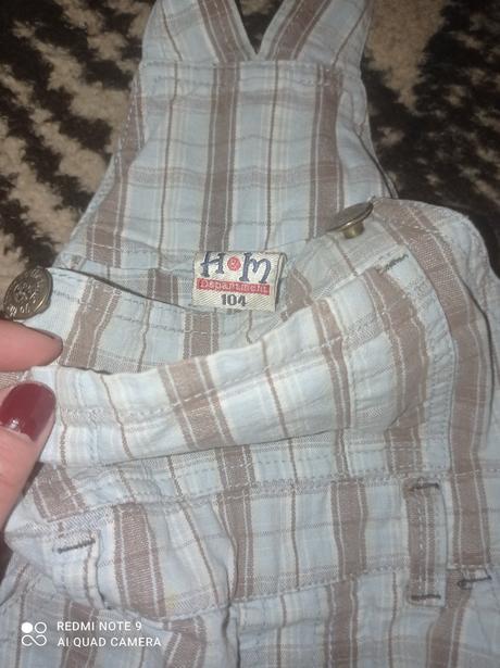 Kraťasky na traky, h&m,104