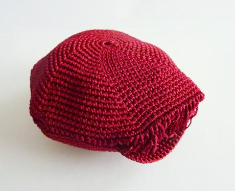 Háčkovaná skladacia sieťovka "retro",