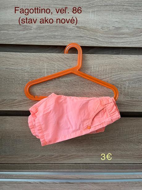 Kraťasy fagottino veľ. 86, fagottino,86