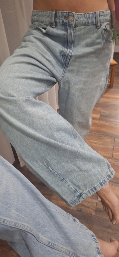 Rifle zara baggy barrel jeans 40/42, zara,40