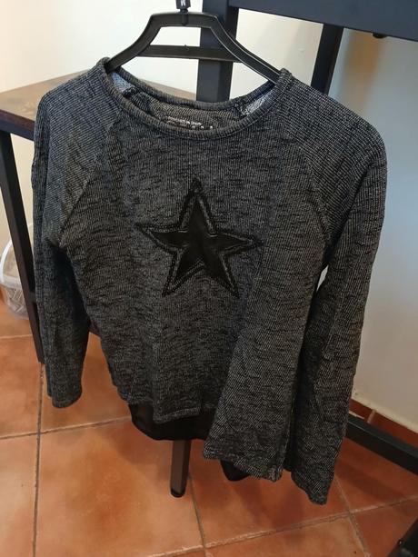 Blúzkový pulover 160 cm, losan,164