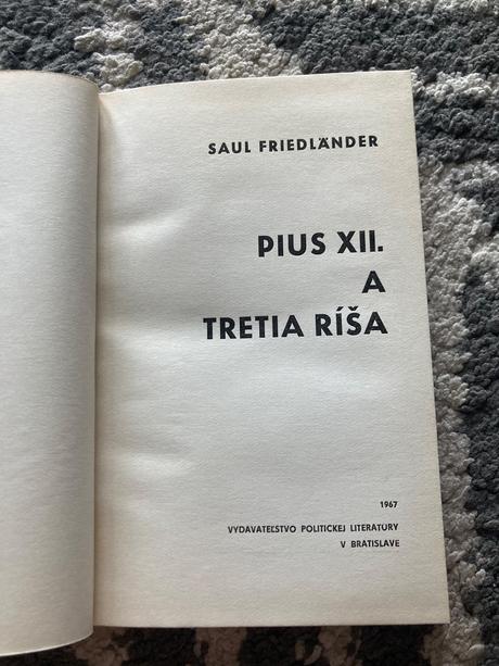 Pius xii. a iii. ríša, friedländer saul (1967),
