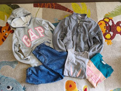 Riflová bunda pre dievčatko, zara,128