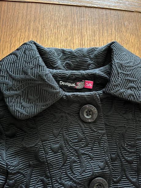 Luxusný kabátik desigual s mandalami 5/6 rokov, desigual,116