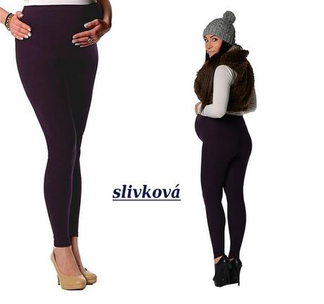 Oteplené tehotenské legínky s-3xl, l - xxxl